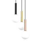 Pendelleuchte PLAY Schwarz (3x G9) - Milagro