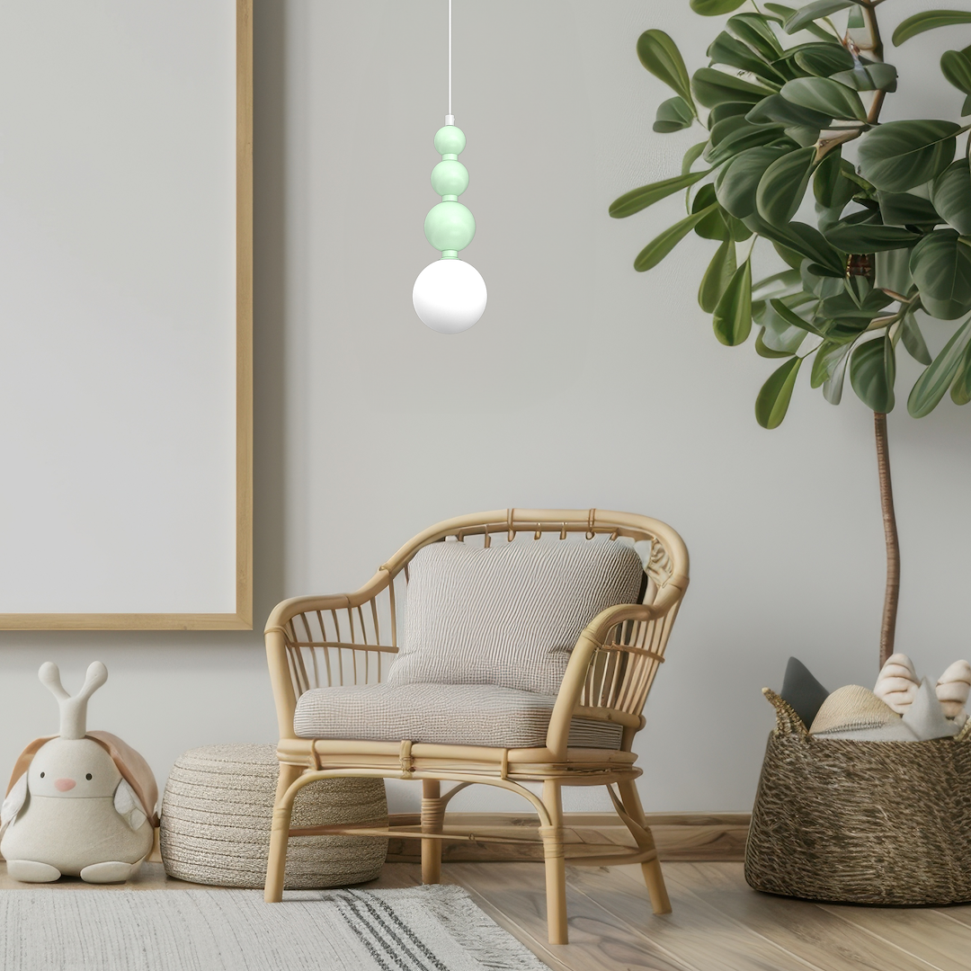 Pendelleuchte BOULE Mint (1x G9) - Milagro