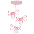 Kinder Pendelleuchte EMMA PINK Rosa (3x E27) - Milagro