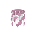 Kinderzimmer Deckenleuchte CORAZON rosa Herz (3x E27) - Milagro