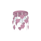 Kinderzimmer Deckenleuchte CORAZON rosa Herz (3x E27) - Milagro