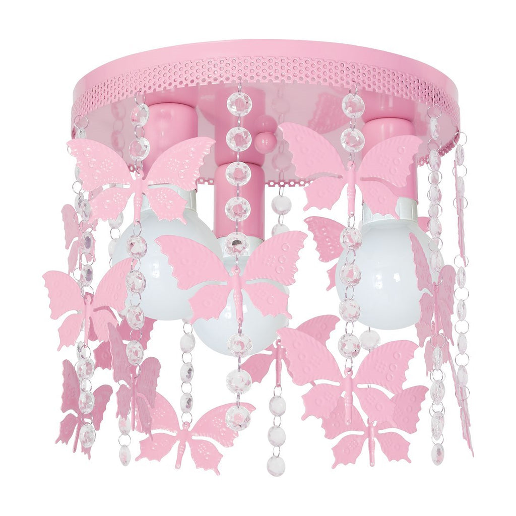 Kinderzimmer Deckenleuchte rosa ANGELICA (3x E27) - Milagro