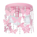 Kinderzimmer Deckenleuchte rosa ANGELICA (3x E27) - Milagro