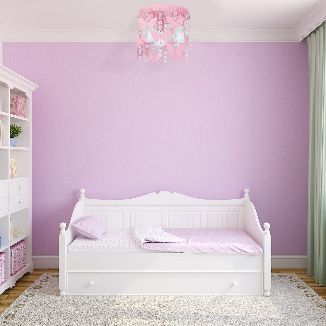 Kinderzimmer Deckenleuchte rosa ANGELICA (3x E27) - Milagro