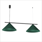 Pendelleuchte CAPITAL Grün & Schwarz (2x GX53) - Milagro