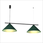 Pendelleuchte CAPITAL Grün & Schwarz (2x GX53) - Milagro
