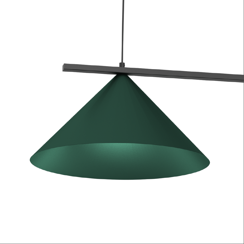 Pendelleuchte CAPITAL Grün & Schwarz (2x GX53) - Milagro
