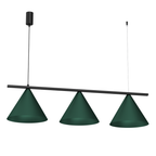 Pendelleuchte CAPITAL Grün & Schwarz (3x GX53) - Milagro