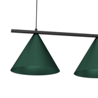 Pendelleuchte CAPITAL Grün & Schwarz (3x GX53) - Milagro