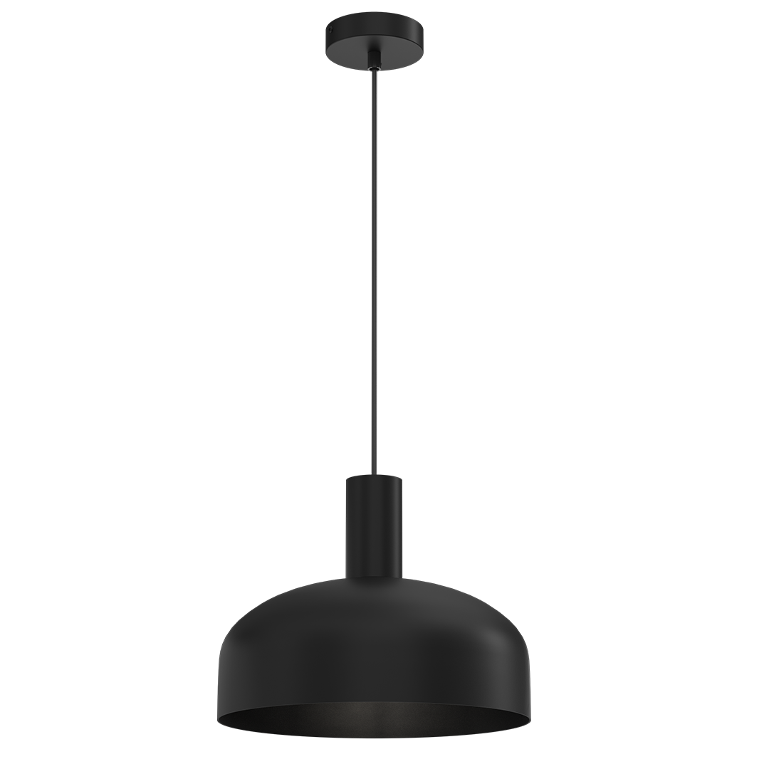Pendelleuchte VISBY Schwarz (1x E27) - Milagro