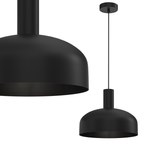 Pendelleuchte VISBY Schwarz (1x E27) - Milagro