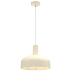 Pendelleuchte VISBY Creme / Beige (1x E27) - Milagro