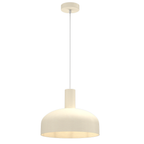 Pendelleuchte VISBY Creme / Beige (1x E27) - Milagro