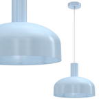 Pendelleuchte VISBY Blau (1x E27) - Milagro
