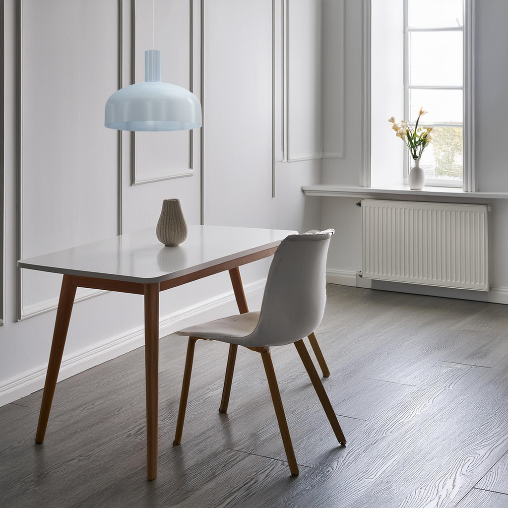 Pendelleuchte VISBY Blau (1x E27) - Milagro