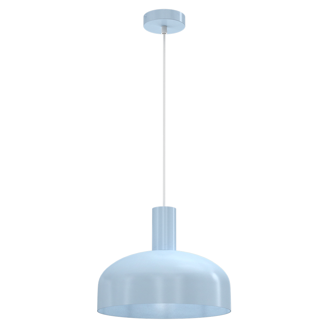 Pendelleuchte VISBY Blau (1x E27) - Milagro