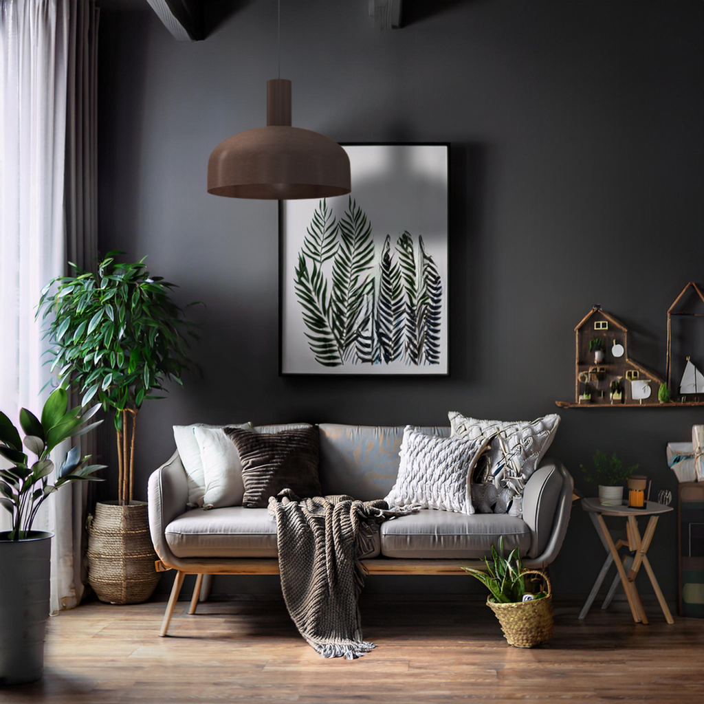 Pendelleuchte VISBY Braun (1x E27) - Milagro