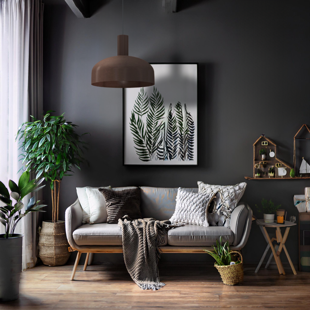Pendelleuchte VISBY Braun (1x E27) - Milagro