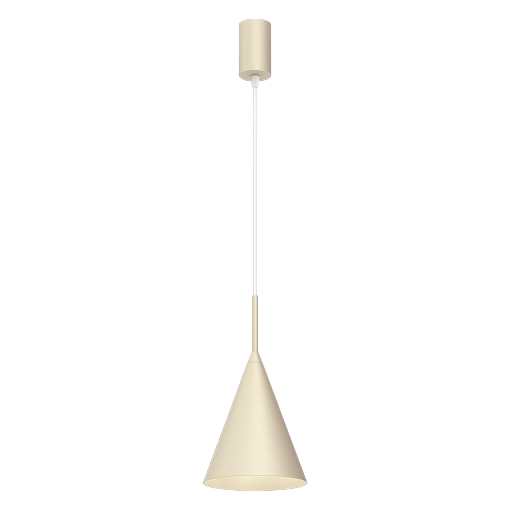 Pendelleuchte CAPITAL Beige & Creme Ø17 cm (1x GX53) - Milagro