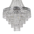 Pendelleuchte / Kronleuchter CORAL Silber (3x E14) - Milagro