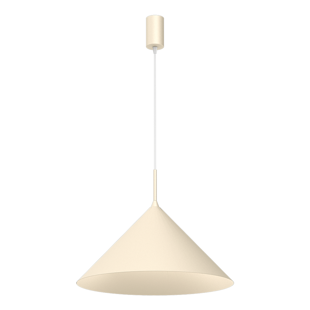 Pendelleuchte CAPITAL Beige & Creme Ø46 cm (1x GX53) - Milagro