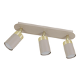 Deckenleuchte JOKER Beige & Gold (3x GU10) - Milagro
