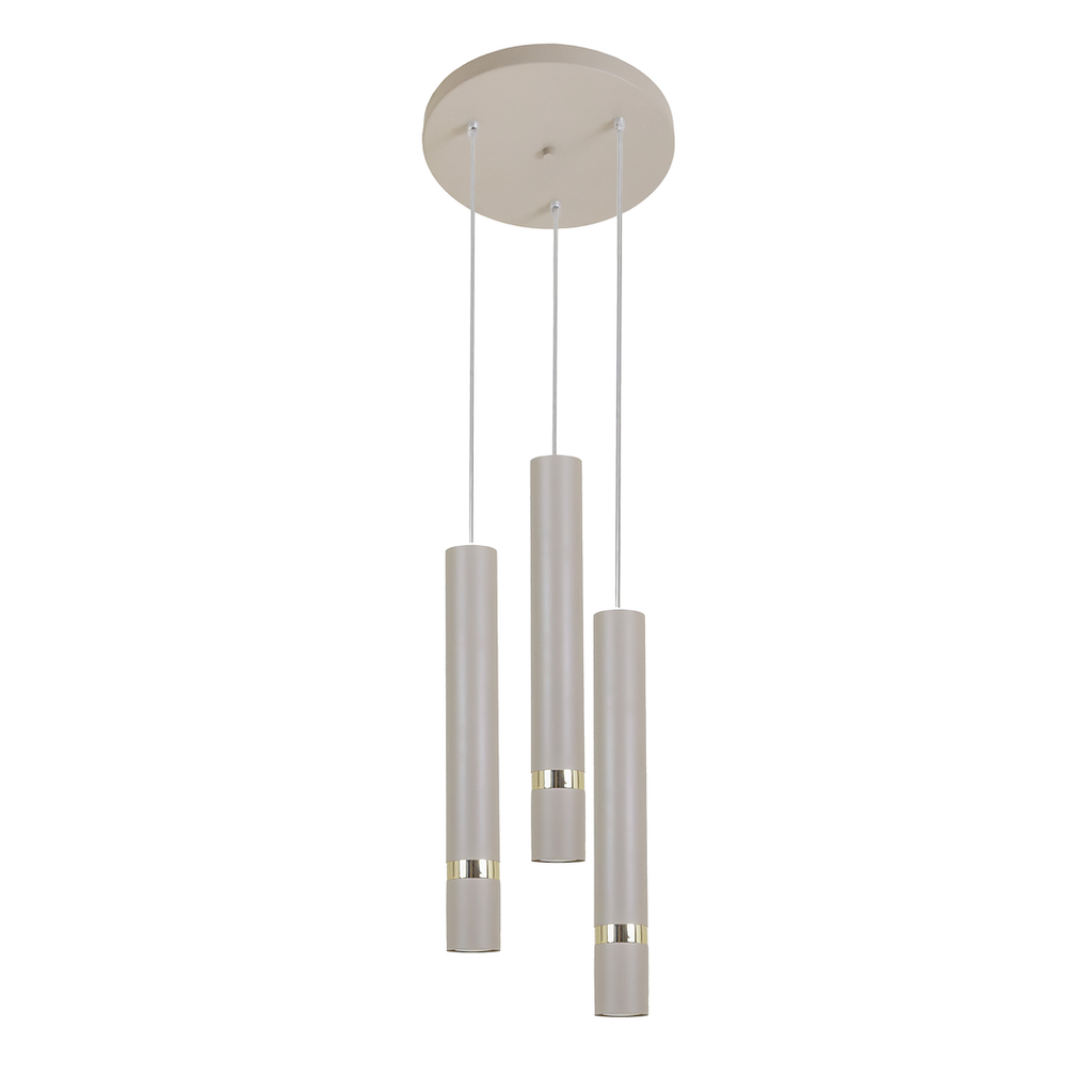 Pendelleuchte JOKER Cashmere & Gold (3x GU10) (koło) - Milagro