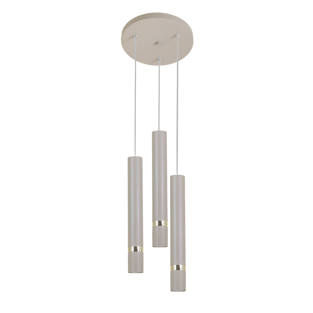 Pendelleuchte JOKER Cashmere & Gold (3x GU10) (koło) - Milagro
