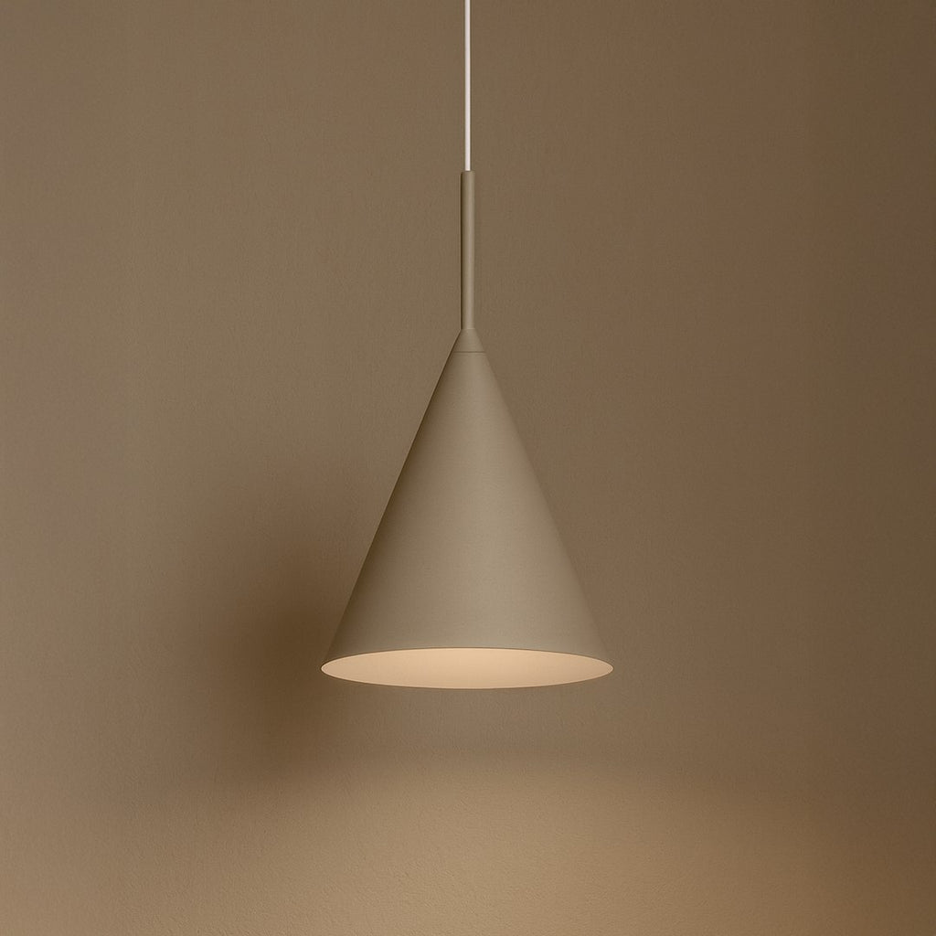 Pendelleuchte CAPITAL Cashmere / Taupe Ø17 cm (1x GX53) - Milagro