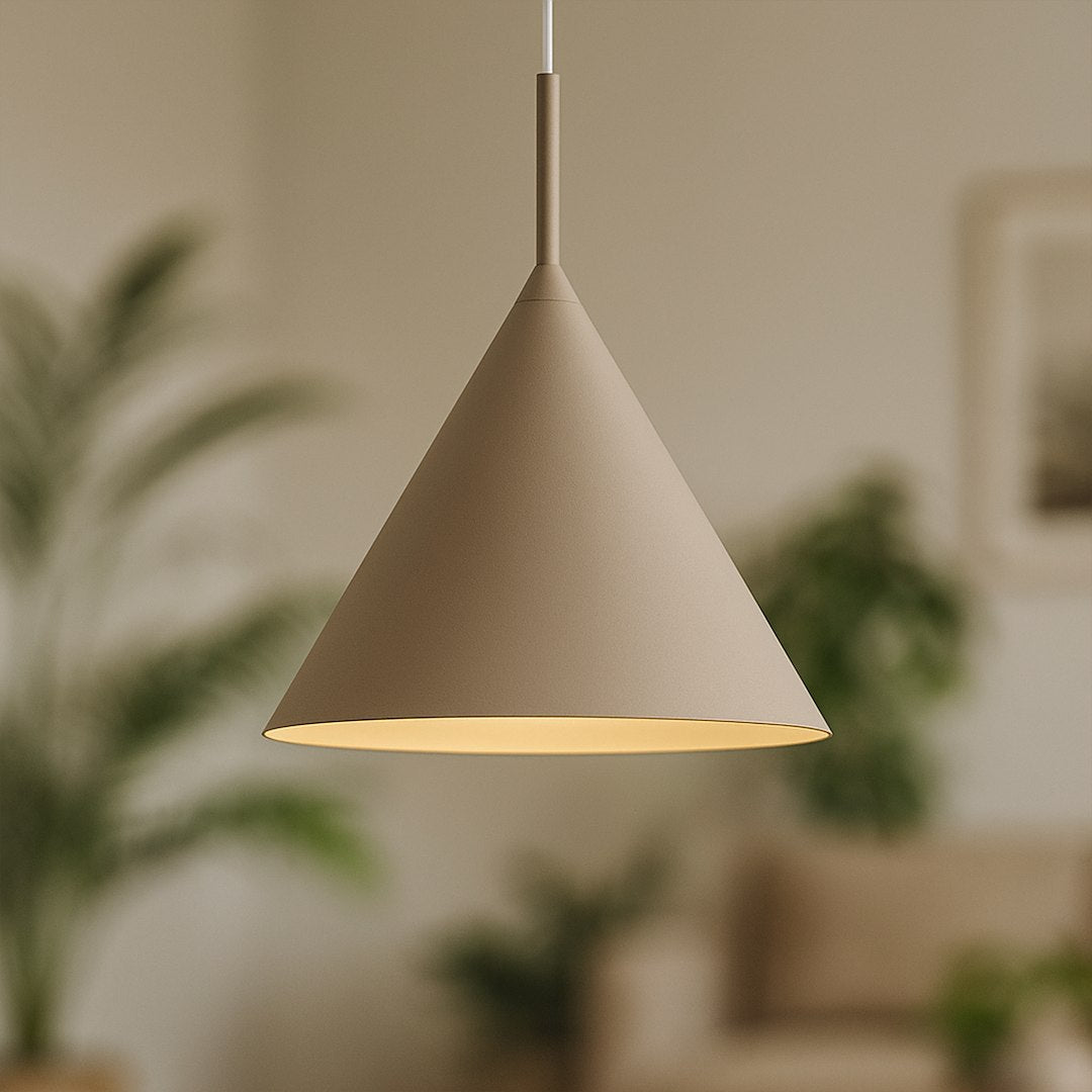 Pendelleuchte CAPITAL Cashmere / Taupe Ø32 cm (1x GX53) - Milagro