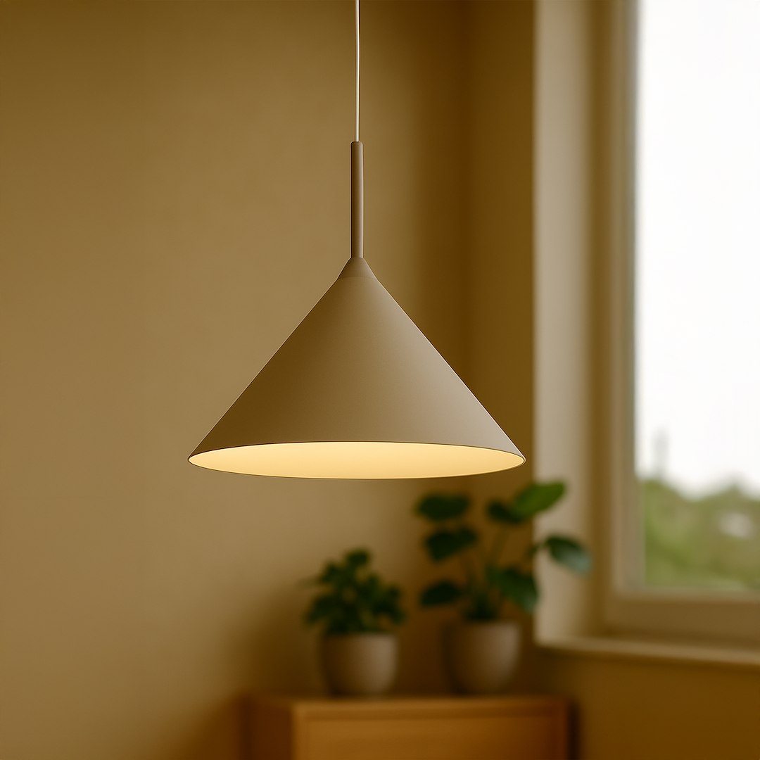 Pendelleuchte CAPITAL Cashmere / Taupe Ø46 cm (1x GX53) - Milagro
