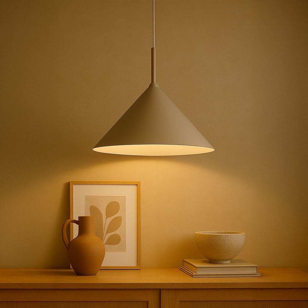 Pendelleuchte CAPITAL Cashmere / Taupe Ø46 cm (1x GX53) - Milagro