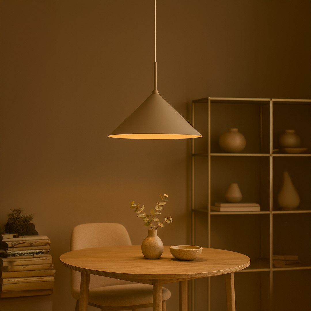 Pendelleuchte CAPITAL Cashmere / Taupe Ø46 cm (1x GX53) - Milagro
