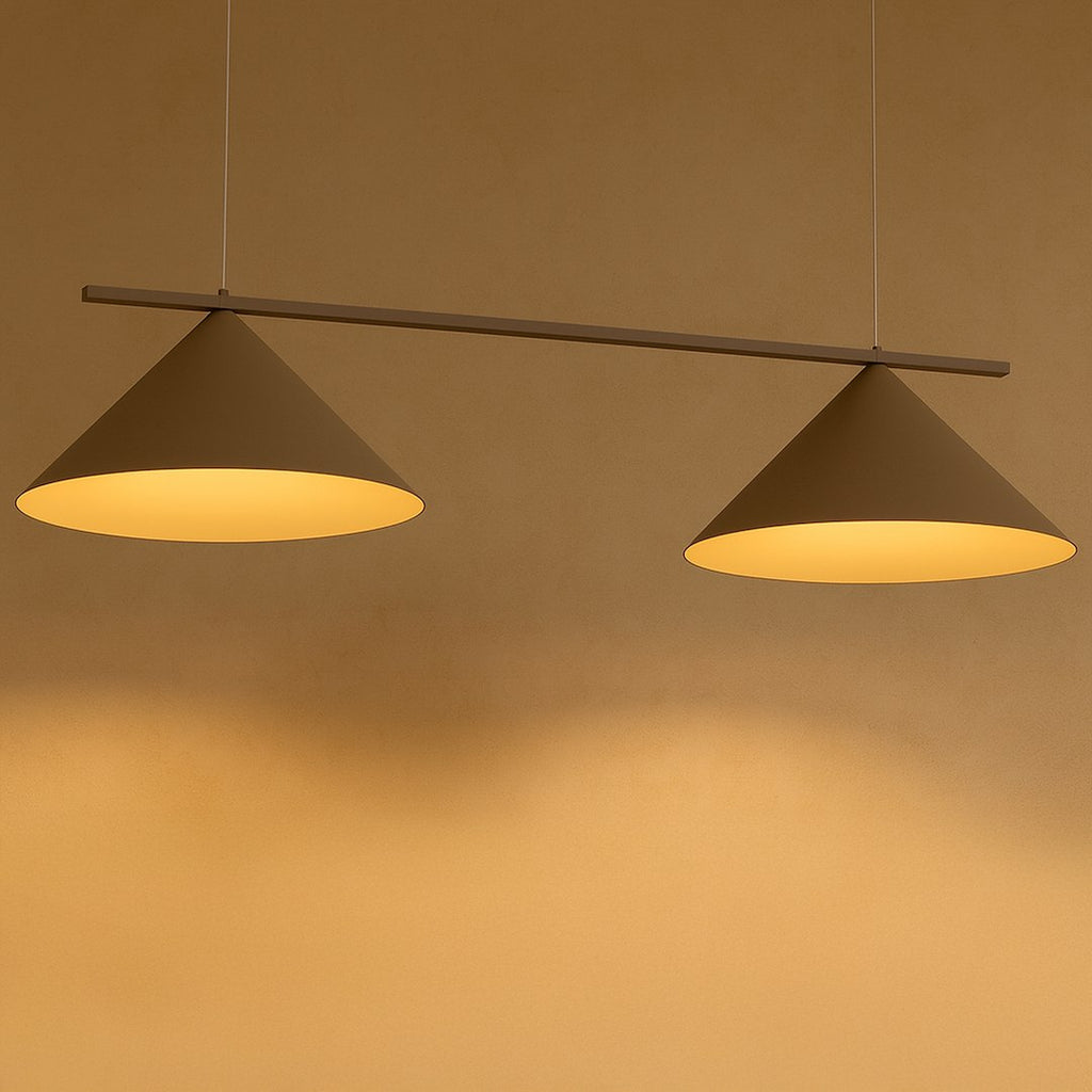 Pendelleuchte CAPITAL Cashmere / Taupe (2x GX53) - Milagro