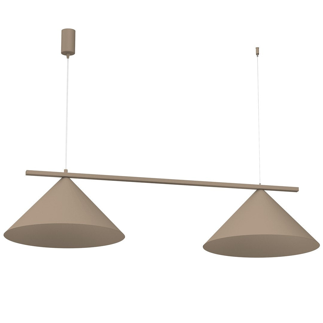 Pendelleuchte CAPITAL Cashmere / Taupe (2x GX53) - Milagro