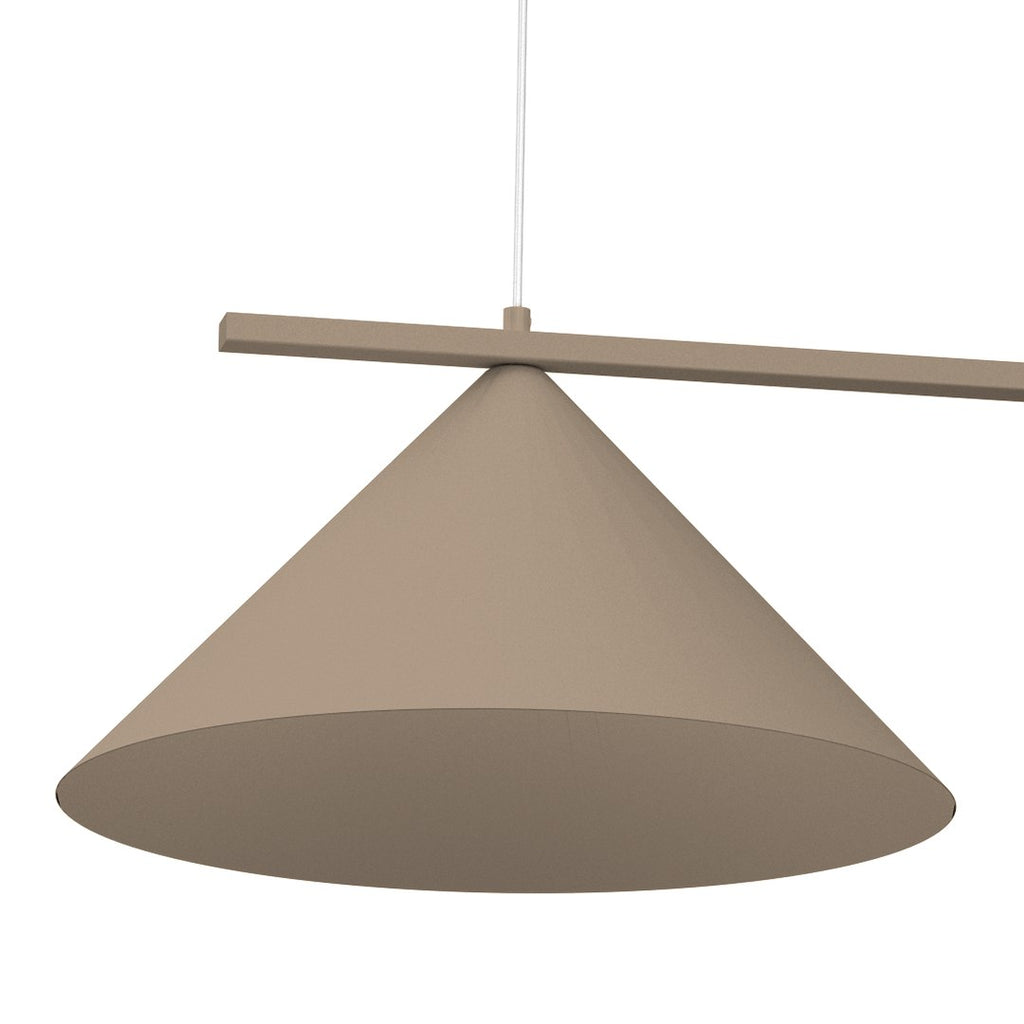 Pendelleuchte CAPITAL Cashmere / Taupe (2x GX53) - Milagro