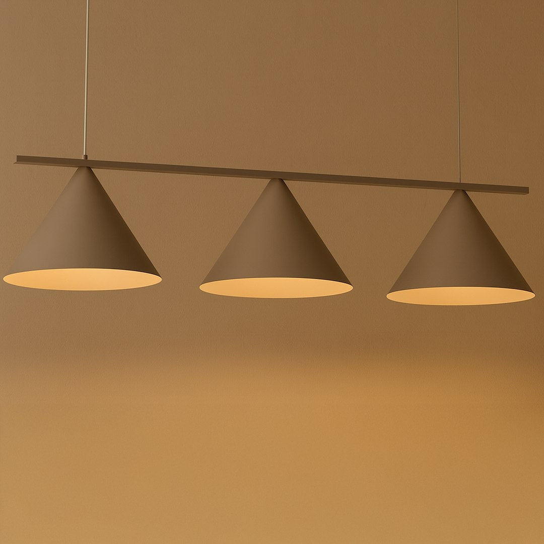 Pendelleuchte CAPITAL Cashmere / Taupe (3x GX53) - Milagro