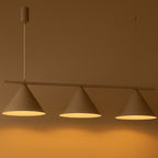 Pendelleuchte CAPITAL Cashmere / Taupe (3x GX53) - Milagro