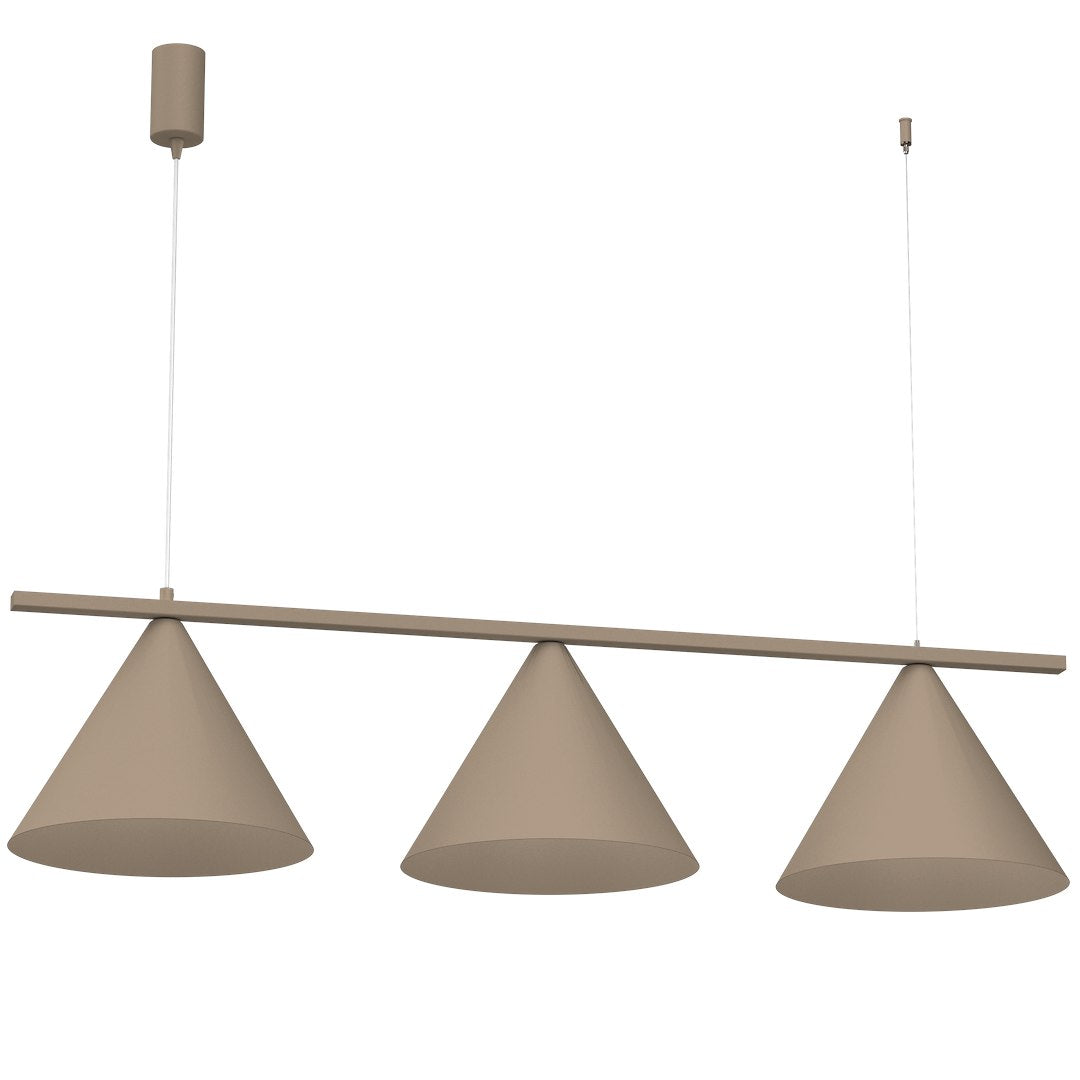 Pendelleuchte CAPITAL Cashmere / Taupe (3x GX53) - Milagro