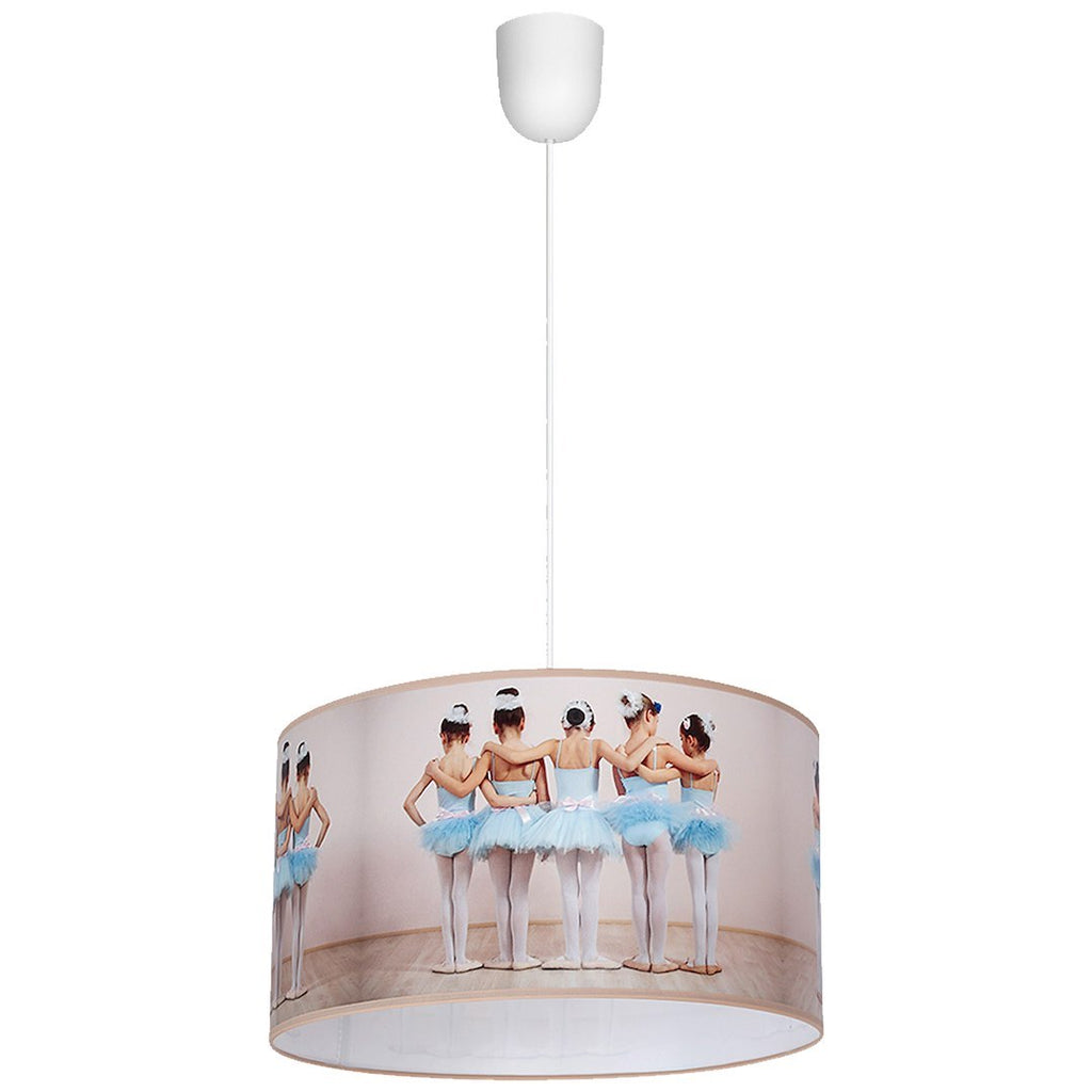 Pendelleuchte BALLERINA Beige (1x E27) - Milagro