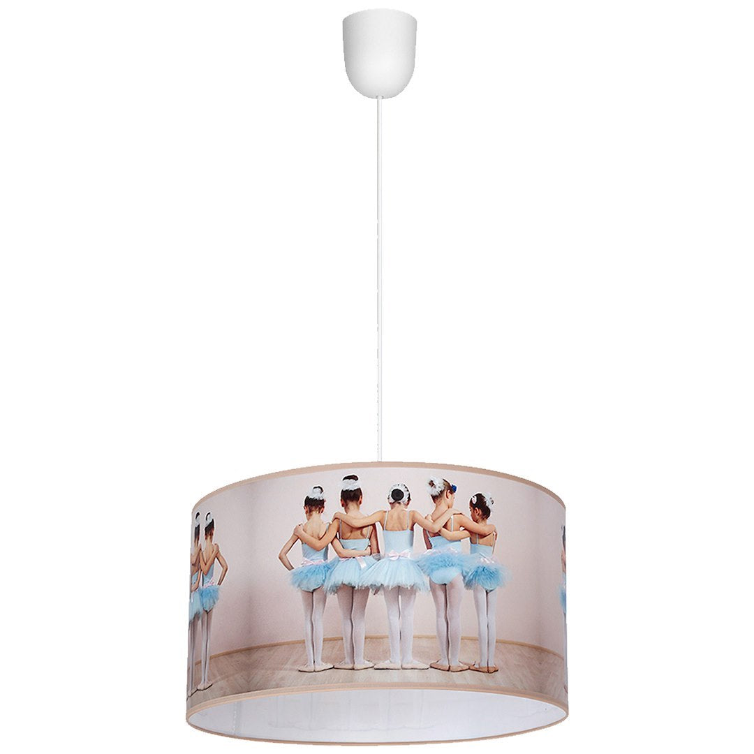 Pendelleuchte BALLERINA Beige (1x E27) - Milagro