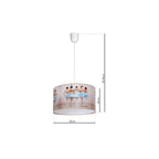 Pendelleuchte BALLERINA Beige (1x E27) - Milagro