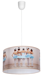 Pendelleuchte BALLERINA Beige (1x E27) - Milagro