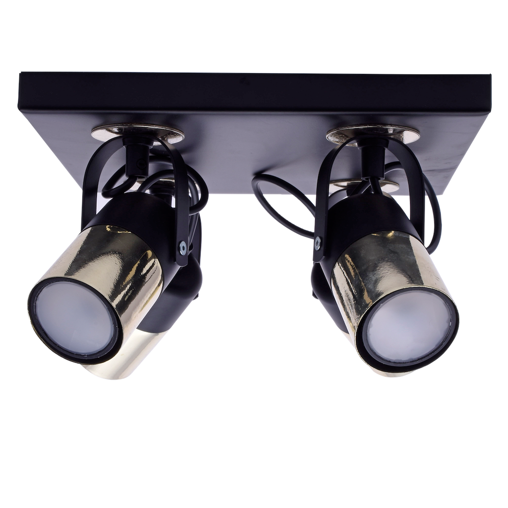 Deckenleuchte Spot Balken WILSON Schwarz (4x GU10) - Milagro