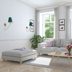 Wandleuchte VICTORIA Grün & Gold, Textil / Stoff (1x E27) - Milagro