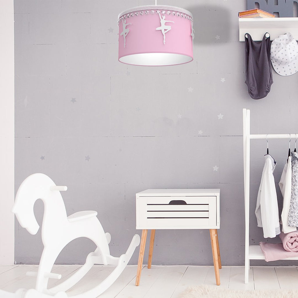 Pendelleuchte BALETNICA Rosa / Pink (1x E27) - Milagro