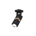 Wandleuchte VIDAR Schwarz & Holz (1x GU10) - Milagro