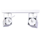Deckenleuchte Spot Balken VIDAR (2x GU10) Weiß & Holz - Milagro