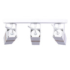 Deckenleuchte Spot Balken VIDAR (3x GU10) Weiß & Holz - Milagro