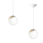 Pendelleuchte SFERA WOOD (1x E14) - Milagro